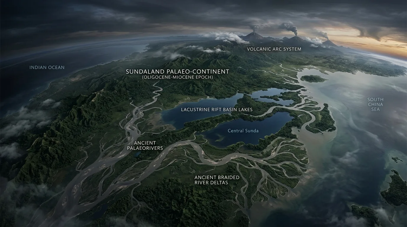 Sundaland Palaeo-Continent Oligo-Miocene Conceptual Model