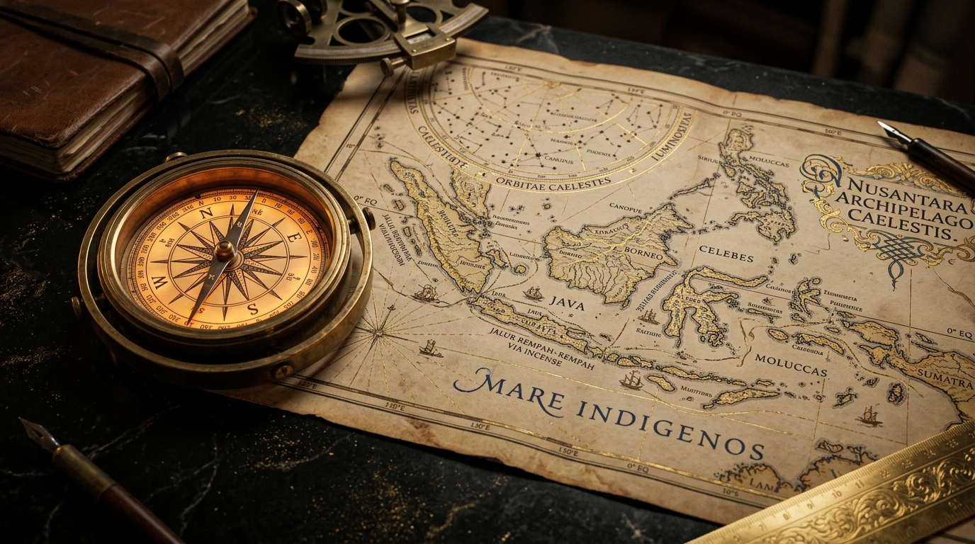 The Atlas & Compass of Thought — Nusantara Archipelago Caelestis